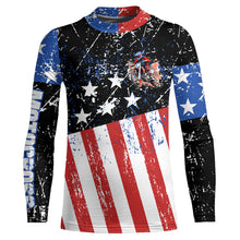 Load image into Gallery viewer, Patriotic Motocross Racing Jersey Kid Adult Dirt Bike Shirt American Flag Riding Shirt XM326