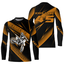 Load image into Gallery viewer, Motocross Racing Jersey Orange Upf30+ Dirt Bike Shirt Motorcycle Off-Road Jersey XM293