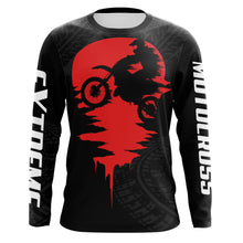 Load image into Gallery viewer, Motocross Racing Jersey UPF30+ Youth Dirt Bike Shirt for Men Kid Women Extreme Racing Off-Road XM11
