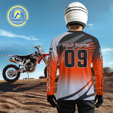 Load image into Gallery viewer, Dinosaur ATV Motocross Racing Jersey ATV Riding Shirt Orange Quad Jersey for Adult Kid MX126