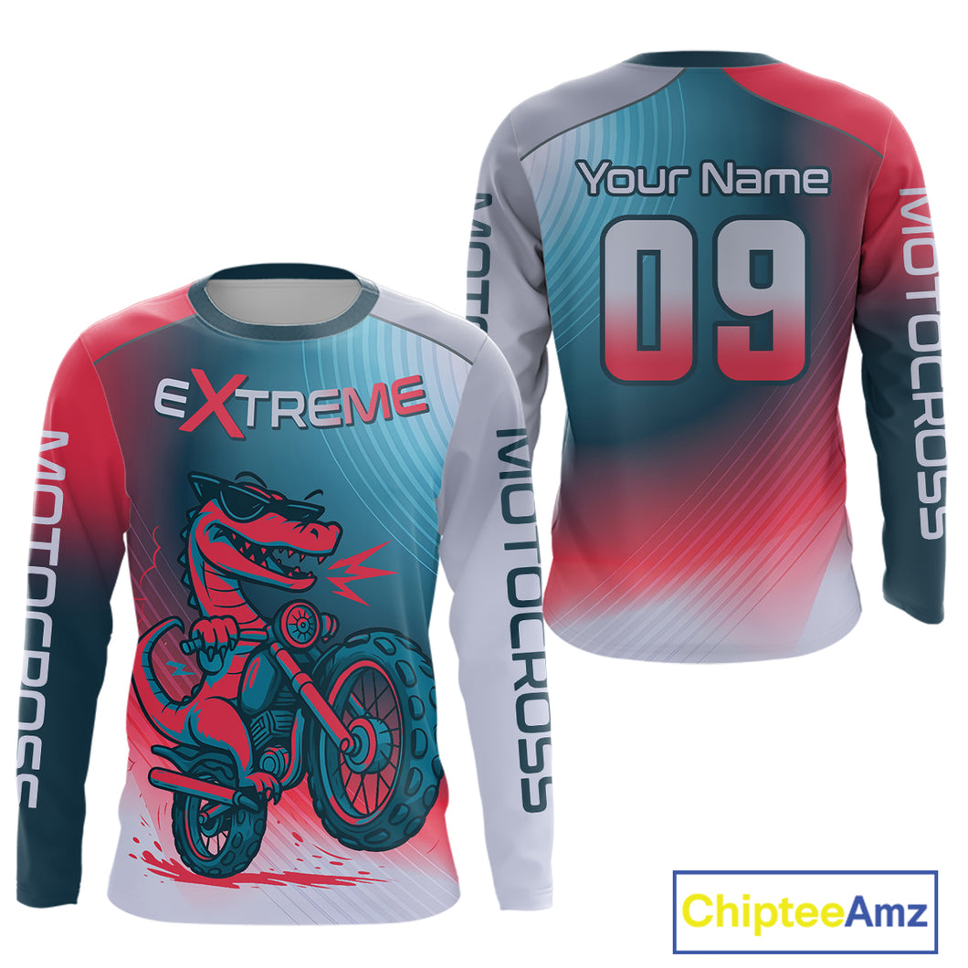 Aligator Motocross Racing Jersey Dirt Bike Jersey Men Kid Women Motorcycle Shirt XM376