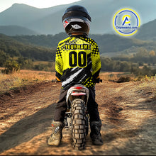 Load image into Gallery viewer, Yellow ATV Racing Jersey Custom ATV Motocross Shirt Kid Women Men ATV Jersey MX130