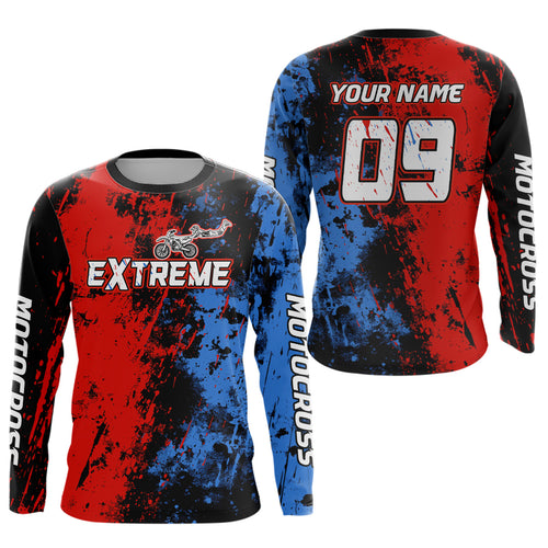 Motocross Racing Dirt Bike Jersey For Kid Men Women Motorcycle Shirt Upf30+ XM322