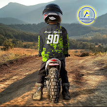 Load image into Gallery viewer, Green ATV Motocross Racing Jersey Custom ATV Shirts Kid Women Men Quad Jersey MX136