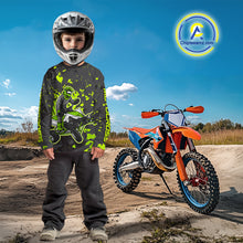Load image into Gallery viewer, Green ATV Motocross Racing Jersey Custom ATV Shirts Kid Women Men Quad Jersey MX136