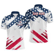 Load image into Gallery viewer, Custom Patriotic Golf Polo Shirt US Flag Golf Shirts for Men Women Team MMG30