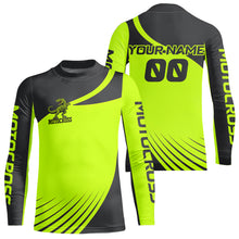 Load image into Gallery viewer, Green Dinosaur Motocross Racing Jersey Custom Dirt Bike Jersey for Men Kid Women XM373