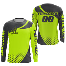 Load image into Gallery viewer, Green Dinosaur Motocross Racing Jersey Custom Dirt Bike Jersey for Men Kid Women XM373