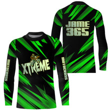 Load image into Gallery viewer, Motocross Jersey Kid Men Women Green Upf30+ MX Racing Dirt Bike Shirt Extreme Off-Road XM31