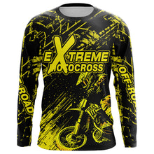 Load image into Gallery viewer, Motocross Racing Jersey Yellow Upf30+ Men Women Kid Dirt Bike Shirt Motorcycle Jersey XM200