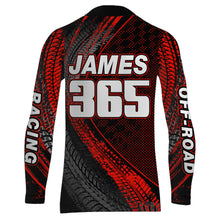 Load image into Gallery viewer, Dirt Bike Jersey Men Kid Women Upf30+ Red Motocross Shirt Racing Off-Road Shirt XM203