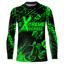 Load image into Gallery viewer, Motocross Racing Jersey Green Upf30+ Men Women Kid Dirt Bike Shirt Motorcycle Jersey XM200