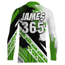 Load image into Gallery viewer, Motocross Racing Jersey Green Motox UPF30+ Dirt Bike Motorcycle Shirt Kid Men Off-road Youth XM141