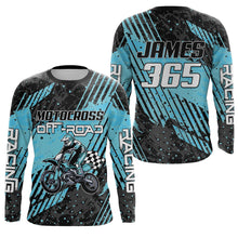 Load image into Gallery viewer, Kid&amp;Adult Motocross Racing Jersey UPF30+ Off-road Dirt Bike Shirt Youth MX Motorcycle XM223