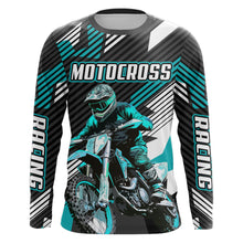 Load image into Gallery viewer, Custom Racing Jersey Motocross UPF30+ Motorcycle Shirt Youth Men Off-Road Dirt Bike Jersey XM142