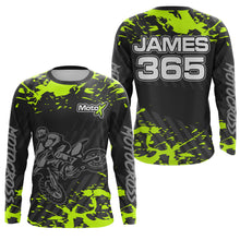 Load image into Gallery viewer, Motocross Racing Jersey Youth Men Kid UPF30+ Dirt Bike Off-Road Shirt Motorcycle Jersey XM191