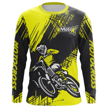 Load image into Gallery viewer, Yellow Motocross Racing Jersey Men Kid Upf30+ Dirt Bike Off-Road Shirt MX Jersey XM192