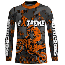 Load image into Gallery viewer, Motocross Jersey Orange Upf30+ Dirt Bike MX Racing Kid Men Women Motorcycle Shirt XM112