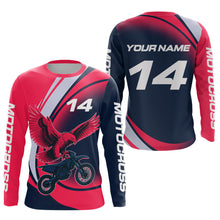 Load image into Gallery viewer, Pink Eagle Motocross Jersey Dirt Bike Shirt Men Kid Women Motorcycle Riding Shirt XM367
