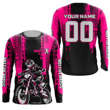 Load image into Gallery viewer, Motocross Racing Jersey Women Kid Upf30+ Dirt Bike Riding Shirt Off-Road Motorcycle XM278