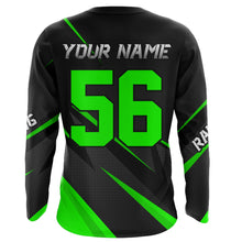 Load image into Gallery viewer, Motocross Racing Jersey Green Men Kid Upf30+ Dirt Bike Shirt Off-Road Racing Jersey XM248