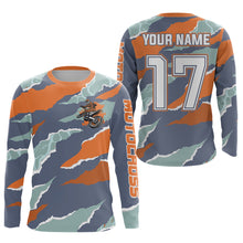 Load image into Gallery viewer, Camo Motocross Racing Jersey Dirt Bike Jersey Men Kid Women Off Road Shirt Long Sleeve XM386