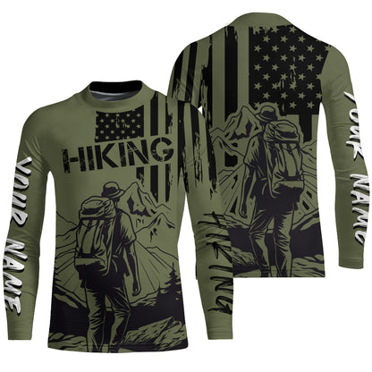 Patriotic Hiking Shirt for Men Women Upf30+ Short & Long Sleeve Hiking Clothes American HM22
