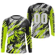 Load image into Gallery viewer, Dinosaur Motocross Racing Jersey Custom Dirt Bike Shirt for Kid Adult Motorcycle Jersey XM391