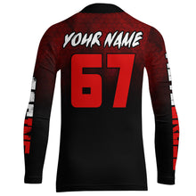Load image into Gallery viewer, Custom Racing Jersey Red Black UPF30+ Motorcycle Motocross Shirt Off-Road Riding Jersey XM161