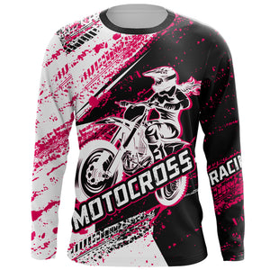 MX Racing Jersey Biker Girl Motocross Shirt UPF30+ Off-Road Youth Dirt Bike Motorcycle XM169