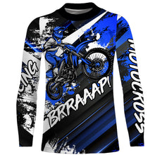 Load image into Gallery viewer, Motocross Jersey Blue Upf30+ Youth Kid Men Racing Dirt Bike Shirt Off-Road Motorcycle XM36