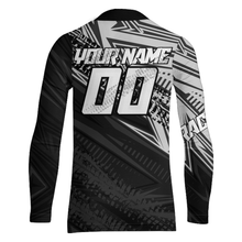 Load image into Gallery viewer, White Black Motocross Racing Jersey Upf30+ Kid Men Women Dirt Bike Shirt Off-road Jersey XM285