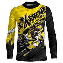 Load image into Gallery viewer, Yellow Motocross Racing Jersey Upf30+ Kid Men Women Dirt Bike Shirt Off-road Jersey XM285