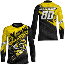 Load image into Gallery viewer, Yellow Motocross Racing Jersey Upf30+ Kid Men Women Dirt Bike Shirt Off-road Jersey XM285