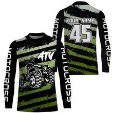 Load image into Gallery viewer, Custom ATV Motocross Jersey UPF30+ Quad Bike Shirt Men Kid ATV MX Racing Off-Road MX27