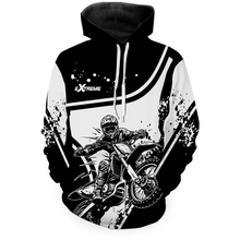 Load image into Gallery viewer, Personalized Motocross Hoodie Dirt Bike Racing Hoodie Men Women MH123