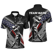 Load image into Gallery viewer, Custom American Flag Golf Polo Shirt for Men Women Golf Polo US Shirt Patriotic MMG42