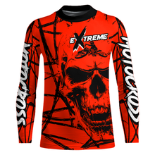 Load image into Gallery viewer, Motocross Racing Jersey Red Upf30+ Dirt Bike Shirt MX Off-Road Motorcycle Shirt XM291
