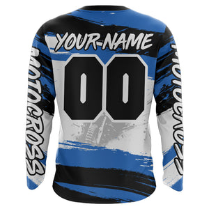 Custom Racing Jersey UPF30+ Dirt Bike Jersey Motocross Shirt Off-Road Motorcycle Shirt XM49