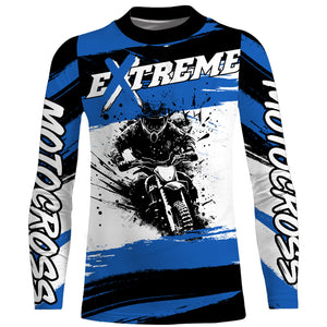 Custom Racing Jersey UPF30+ Dirt Bike Jersey Motocross Shirt Off-Road Motorcycle Shirt XM49