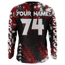 Load image into Gallery viewer, Motocross Jersey Red UPF30+ Youth Xtreme Dirt Bike Shirt Kids Men Off-road MX Racing XM135