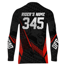 Load image into Gallery viewer, Motocross Racing Jersey Kid Women Men Dirt Bike Shirt Upf30+ Off-road Jersey Red XM254