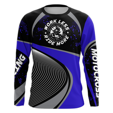 Load image into Gallery viewer, Motocross Racing Jersey Blue Upf30+ Dirt Bike Shirt Off-Road MX Racing Jersey XM296