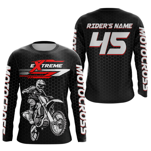 Motocross Jersey Custom Dirt Bike Racing Shirt for Men Kid Woman Upf30+ XM342