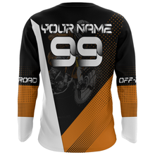 Load image into Gallery viewer, Motocross Racing Jersey Upf30+ Dirt Bike Shirt Orange Motorcycle Off-Road Shirt XM287