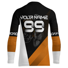 Load image into Gallery viewer, Motocross Racing Jersey Upf30+ Dirt Bike Shirt Orange Motorcycle Off-Road Shirt XM287