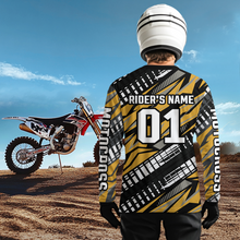 Load image into Gallery viewer, Custom Motocross Racing Jersey Orange Dirt Bike Jersey for Men Kid Women Biker XM389