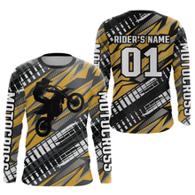 Load image into Gallery viewer, Custom Motocross Racing Jersey Orange Dirt Bike Jersey for Men Kid Women Biker XM389