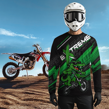 Load image into Gallery viewer, Green Alligator Motocross Jersey Custom Dirt Bike Shirts Men Kid Women Riding Shirts XM379