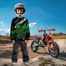 Load image into Gallery viewer, Green Alligator Motocross Jersey Custom Dirt Bike Shirts Men Kid Women Riding Shirts XM379
